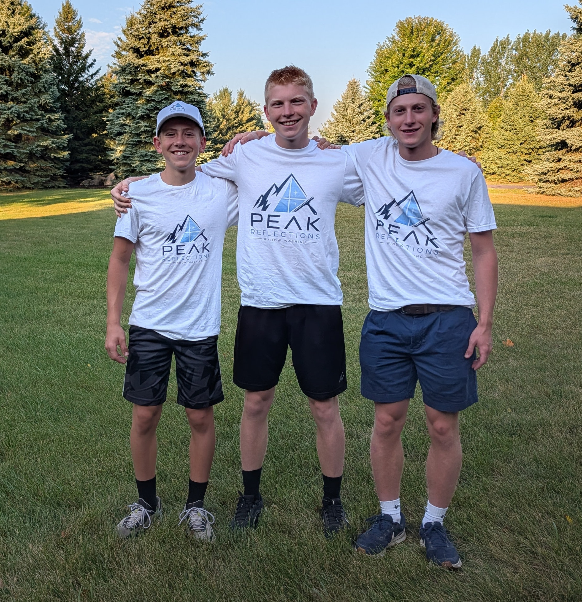 Maverick, Duncan and Cameron McLellan (L-R)